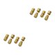 thumbnail image 4 of Qarigey 100 piezas estilo vintage collar conector tobillera brazalete cilindro cierre joyería encontrar artesanía oro Oro 2Conjunto, 4 of 6