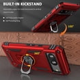 thumbnail image 4 of Case for Google Pixel 8 Phone Case Pixel 8 Case with Rotated Ring Kickstand,Military Grade Drop Protection Pixel 8 Cell Phone Cover for Google Pixel 8 Red, 4 of 12