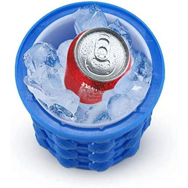 Ice Cube Tray,Household Large Capacity Ice Bucket Ice Lattice Food Grade Silicone  Ice Block Storage Ice Bucket 