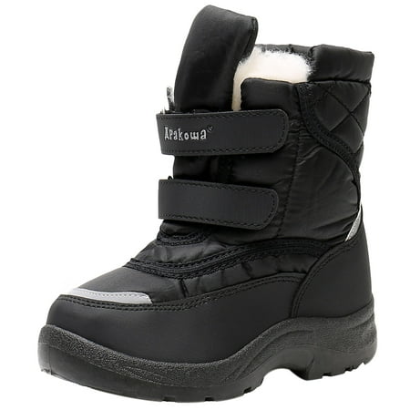 

Apakowa Kid s Boys Winter Snow Boots (Toddler/Little Kid)
