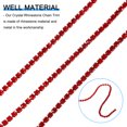 thumbnail image 3 of 10 Yard Crystal Rhinestone Chain, 3.0mm Sew on Close Claw Chain Trim, Red, 1Roll, 3 of 6