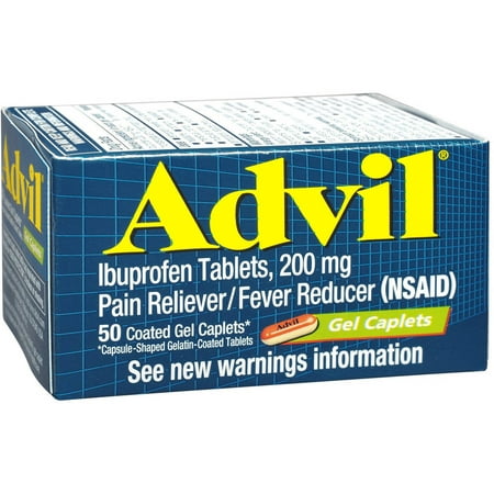 Advil Advanced Medicine For Pain, 50 CT (Pack of