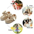 thumbnail image 5 of Toddler Little Girl Princess Dress Shoes-Mary Jane Flats for Girl Party School Shoes., 5 of 6