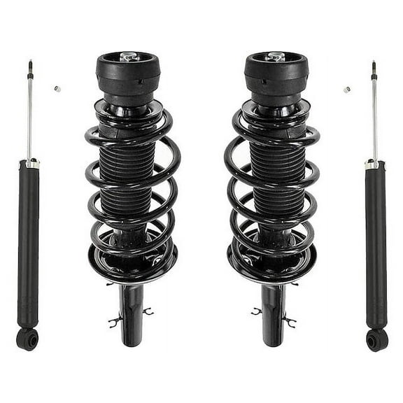 Front and Rear Suspension Strut and Shock Absorber Assembly Kit - Compatible with 1998 - 2010 Volkswagen Beetle 1999 2000 2001 2002 2003 2004 2005 2006 2007 2008 2009