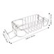 thumbnail image 2 of Hytrove Organizador De Fregadero De Acero Inoxidable Para Esponjas Con Soporte Para Jabón Y Antióxido, 2 of 7