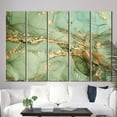 thumbnail image 5 of Luxury Marble Canvas, Modern Art Canvas, Green MArble Canvas Art, Green And Gold Marble, Alcohol Ink Art, Marble Wall Decor, Canvas Wall Decor - White Framed, 5 of 9