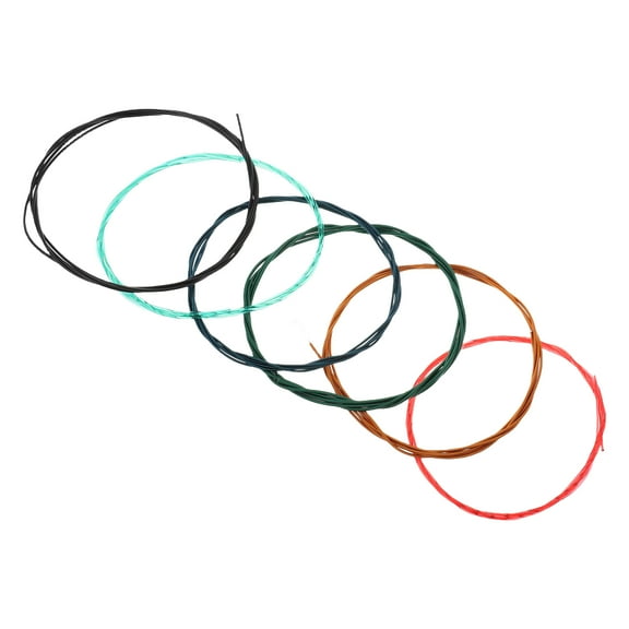 unbranded 6 Pcs Electric Guitar Guitar Strings Child 8.00X8.00X0.50CM