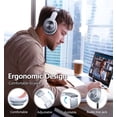 thumbnail image 3 of Headphones Wireless Bluetooth,60 Hours Playtime Foldable Lightweight Bluetooth Headphones Wireless Over Ear Wired Hi-Fi Stereo with 6 EQ Modes, Deep Bass Adjustable Headset with Mic, FM, TF for Adults, 3 of 5
