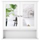 thumbnail image 1 of Armario Costway con Espejo 3 estantes 56.5x13.5x58.5cm Blanco, 1 of 7