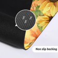 thumbnail image 5 of Fall Kitchen Mat Pumpkin Sunflower Kitchen Mats for Floor Runner Rug Set of 2 Non Slip with Rubber Backing, Plank Washable Carpet for Hallways, Sink, Laundry Room, 17x30 + 17x47 in, 5 of 6