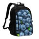 thumbnail image 1 of Fotbe Fresh Blueberries Mochila con Estampado y Puerto USB para Hombre y Mujer, Mochila Antirrobo, Mochila de Viaje, Mochila Escolar, Mochila Universitaria, 1 of 7