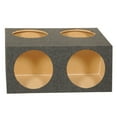thumbnail image 3 of QPower 4 Hole 12 Inch Enclosure and Planet Audio AC12D 1800W Subwoofer (2 Pack), 3 of 12