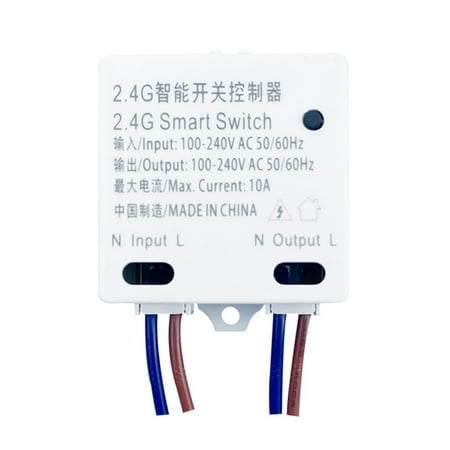 

2.4GHz DIY WiFi Smart Light Module Switch | Universal Breaker Intelligent Life APP Wireless Remote Control | Domestic LED Light Controller Module by Voice Remote