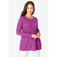 thumbnail image 2 of Jessica London Women's Plus Size Ribbed Baby Doll Tunic Sweater, 2 of 6