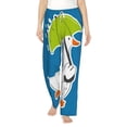 thumbnail image 2 of Lsque Goose Holding an Umbrella Print Women's Pajama Pants, Lounge Pant - Comfortable Home Wear,Elastic Waistband, Stylish Design-Small, 2 of 9