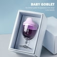 thumbnail image 3 of Ygjytge Baby Goblet No Spill Baby Sippy Cup Copa Vino para Baby Kid Party (Púrpura), 3 of 9