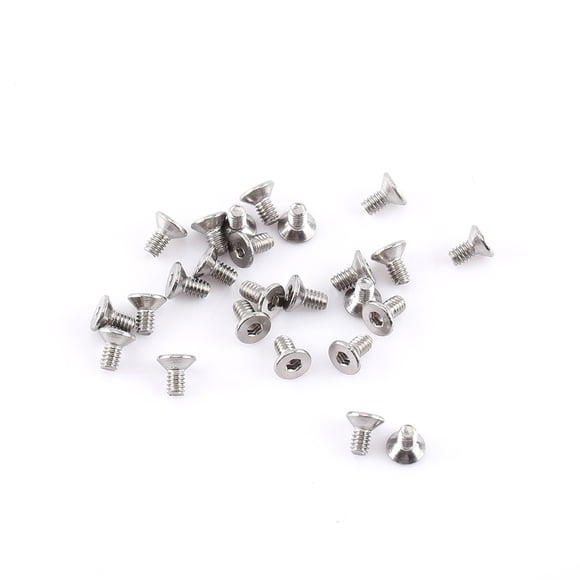 Fastener Head Stainless Steel Hex Socket Screws, 250Pcs M2 Hex Socket Screws , Socket Head Screws Nuts Set, For Furniture For Car Fix Hardware Fitting Repair Tool Accessory