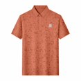 thumbnail image 4 of SAWOBUUN Men's Print Shirt Short Sleeve Collared T-Shirt Lightweight Breathable Casual Summer Golf Top, 4 of 8