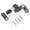 Black[cite: 1], variant on Nieyigj Motorcycle Modification Aluminum Alloy Helmet Lock Mount Hook Fit for Suzuki GSX1300R Hayabusa 2008+ (Black), 4.88 inches / 12.4 cm Bracket, Anti-Theft Protection, Easy Installation[cite: 1]