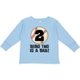 thumbnail image 3 of Inktastic 2nd Birthday Baseball 2 Year Old Boy Boys or Girls Long Sleeve Toddler T-Shirt, 3 of 5