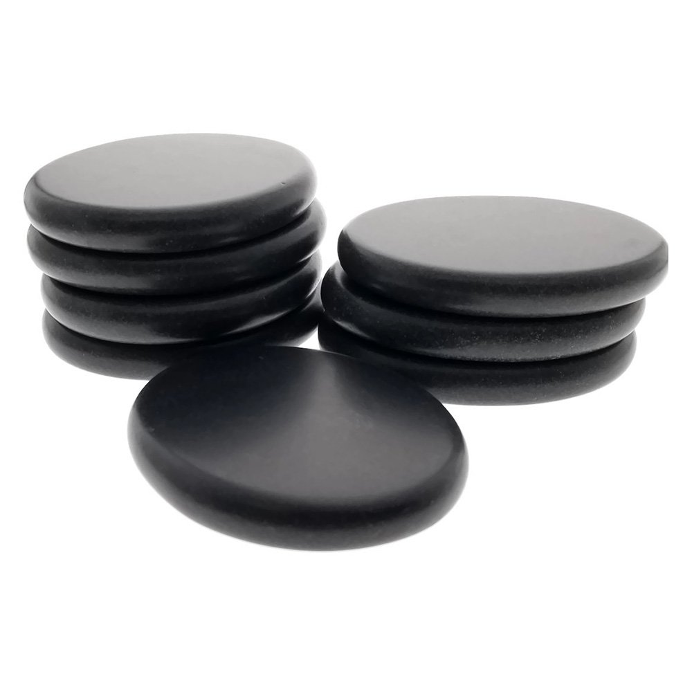 Royal Massage 8pc XLarge Basalt Hot Stone Set C Essential Massage