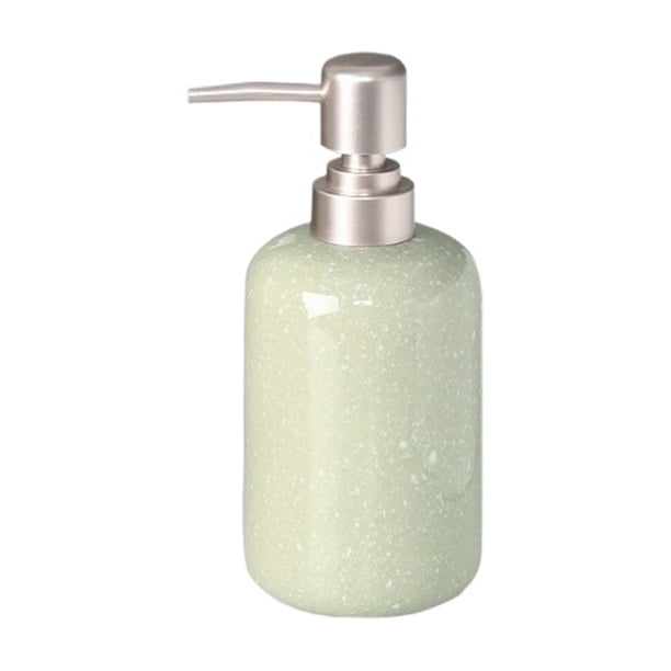 Dispensador de jabón de cerámica de 400 ml con bomba for gel de ducha y champú.