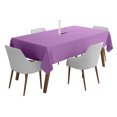 thumbnail image 1 of Vargottam Indoor/Outdoor Tablecloth 58" x 102" Inch Rectangular Tablecloth with Umbrella Hole & Zipper, Waterproof Patio Table Cloths, Spring/Summer Table Covers for Backyard /BBQs - Lavender, 1 of 1