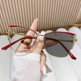 thumbnail image 1 of Gafas de moda con forma de ojo de gato, gafas de moda ultraligeras, gafas retro que cambian de color, gafas antiluz azul, gafas de metal que cambian de color, 1 of 5
