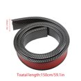 thumbnail image 2 of Car Wheel Fender Protector Arch Anti-collision Protection Strip Automotive Accessory, Carbon fiber Color, 3.8cm, 2 of 8