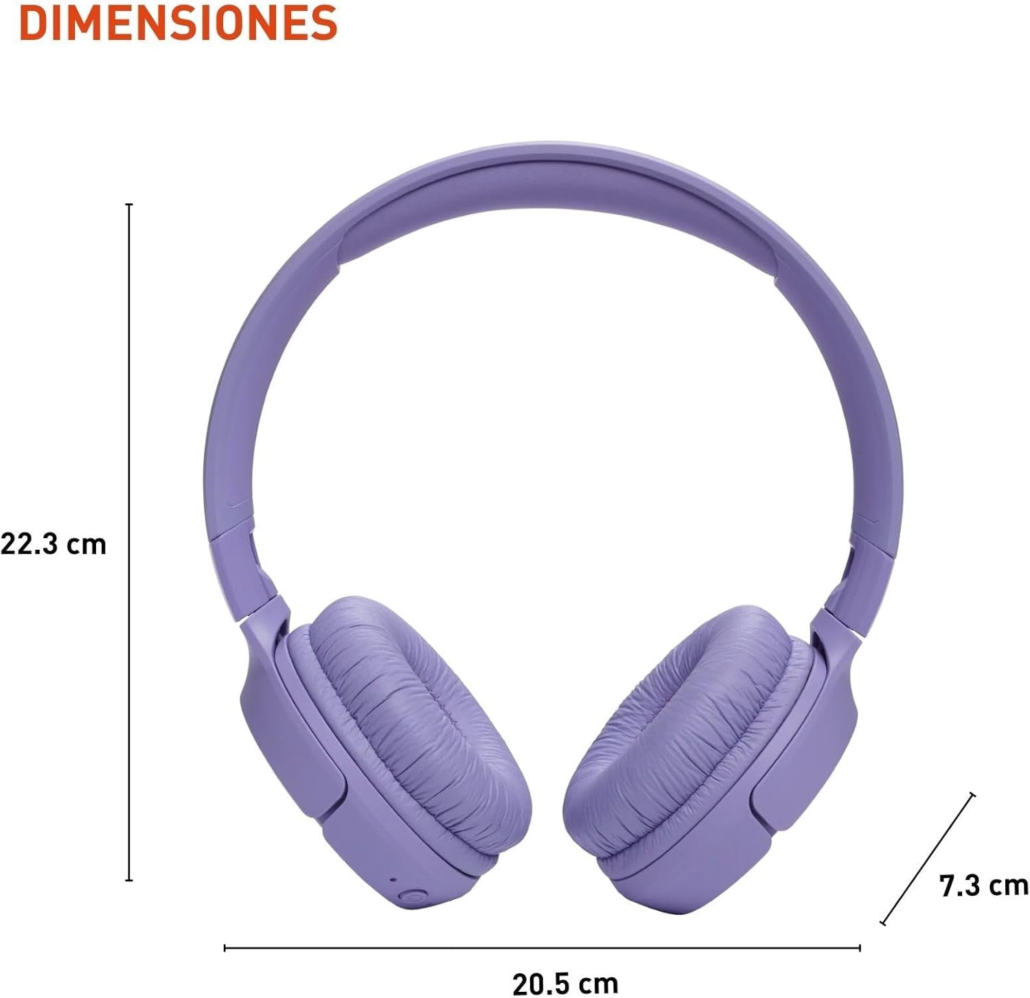 Open Box JBL Tune 520BT - Wireless On-Ear Headphones - Purple