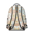 thumbnail image 3 of Pioneer Flower Floral Print Pattern Backpack for School, Cute School Bag with Adjustable Shoulder Straps and Padded Back, 15.3"x11"x7.1", 3 of 5