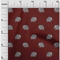 thumbnail image 1 of oneOone Cotton Flex Fabric Elephant Block Printed Craft Fabric BTY 40 Inch Wide, 1 of 4