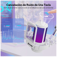 thumbnail image 3 of Micrófono Gamer  Bloosom Rgb Condensador Usb Para Pc,dgm20s Blanco, 3 of 4