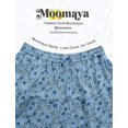 thumbnail image 6 of Moomaya Womens Cotton Resort Skirt with Pockets | Tiered Maxi Summer Skirt | 40-Inch Vacation Wear | Flowy Vacation Outfit, 6 of 7