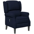 thumbnail image 1 of HOMCOM Massage Recliner Chair Push Back Recliner Armchair with Footrest, 1 of 10