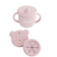 thumbnail image 1 of Taza de Silicona Kool Baby con 3 Tapas Intercambiables Mauve, 1 of 3