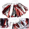 thumbnail image 3 of Cheerleading Pom Poms, 2 Colors Fashionable Attractive Shining Cheerleader Pompoms For Parties Sports Competitives, 3 of 8