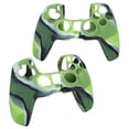 thumbnail image 4 of Funda de silicona para mando de juego, 2 piezas, funda protectora para mando de juego, funda blanda para mando de juego, funcionalidad versátil, 4 of 9