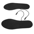 thumbnail image 4 of Plantillas eléctricas calentadas por USB, almohadillas para zapatos calentadoras de pies elásticas transpirables con absorción de impacto cortables por USB 40, 4 of 8
