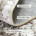 thumbnail image 2 of VUNATE 9'x12' Area Rugs for Living Room Machine Washable Rugs Abstract Vintage Distressed Indoor Rug Carpet Soft Lightweight Large Area Rug for Bedroom Dining Room Kitchen Foldable Nonslip Rug Taupe, 2 of 7