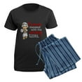 thumbnail image 5 of CafePress - Combat Girl Mesothelioma Women's Dark Pajamas - Women's Short Sleeve Print T-Shirt and Pants Dark Cotton Pajama Set, 5 of 7