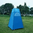 thumbnail image 3 of LUVCMFT Pop Up Privacy Shower Tent, Portable Outdoor Camping Bathroom Toilet Tent, Changing Dressing Room Privacy Shelters Room, Lightweight Sturdy for Hiking Sun Picnic Fishing, Blue, 3 of 8