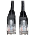 thumbnail image 4 of Eaton Tripp Lite Series Cat5e 350 MHz Snagless Molded (UTP) Ethernet Cable (RJ45 M/M), PoE - Black, 10 ft. (3.05 m) - Patch cable - RJ-45 (M) to RJ-45 (M) - 10 ft - UTP - CAT 5e - booted, snagless - black, 4 of 6