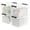 40 Quart, variant on 40 Quart Plastic Clear Latching Bin with Lid, Plastic Storage Box with Wheels, 4 Packs