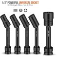 thumbnail image 5 of Impact Swivel Hex Socket Head Adapter 1/2-Inch Drive Universal Joint Cr-Mo Steel Spanner Converter 12-19mm, 5 of 10