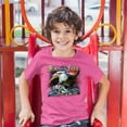 thumbnail image 3 of Tee Hunt Born to Be Free Youth T-Shirt American Bald Eagle Chopper Biker Patriotic Kids, Pink, X-Large, 3 of 5
