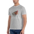thumbnail image 4 of Chicken Whisper Men'S Basic Short Sleeve T-Shirt Gray Small, 4 of 5