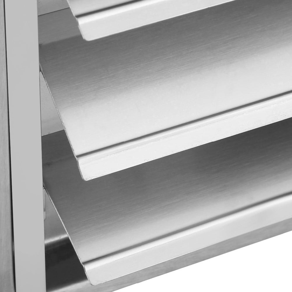 125/150Mm 304 Stainless Steel Movable Square Vents External Wall Rain Cap