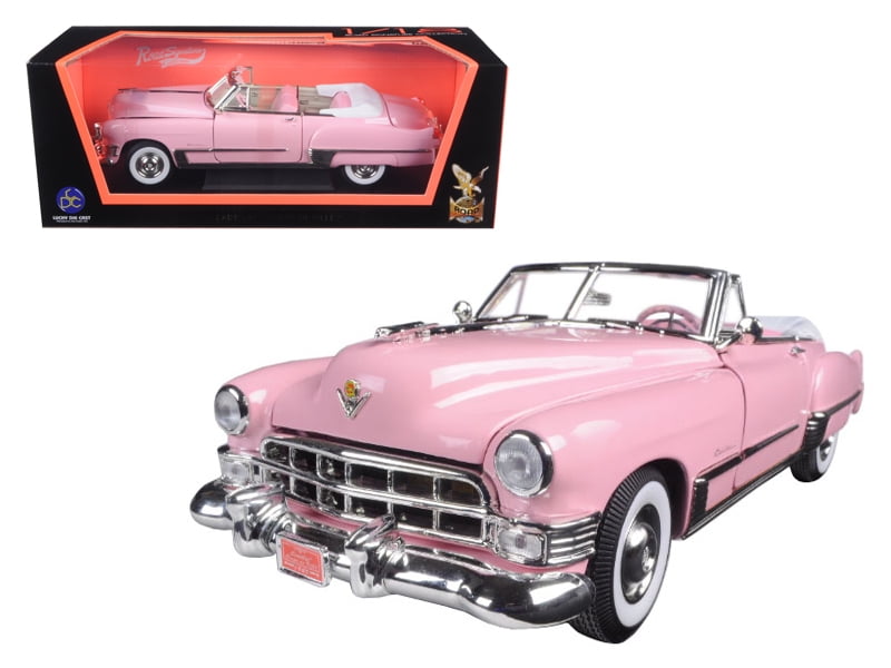 1949 Cadillac Coupe De Ville Convertible Pink 1/18 Diecast Model
