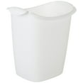 thumbnail image 2 of Rubbermaid Small Trash Can, Plastic, 3.5-Gallon/14-Court, White Wastebasket for Kitchen/Office/Bedroom/Bathroom, 2 of 3